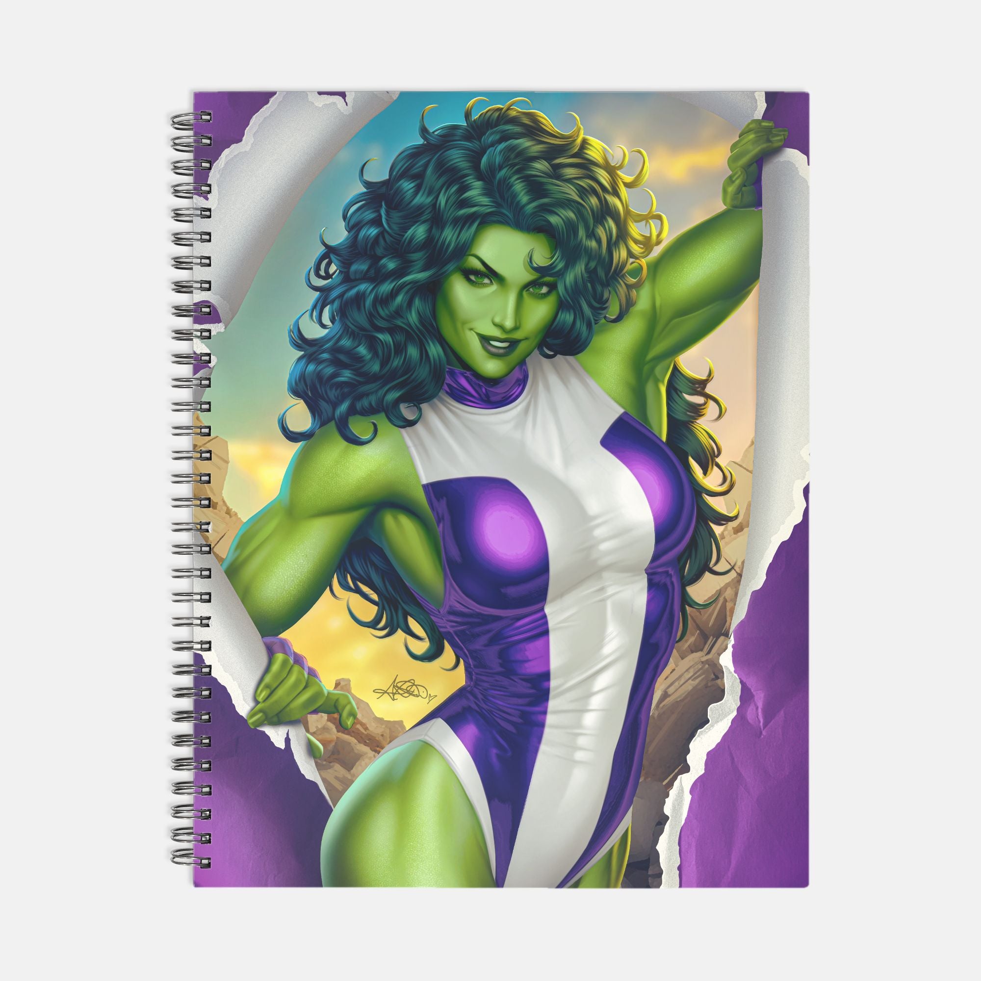 She-Hulk Notebook Softcover Spiral 8.5 x 11