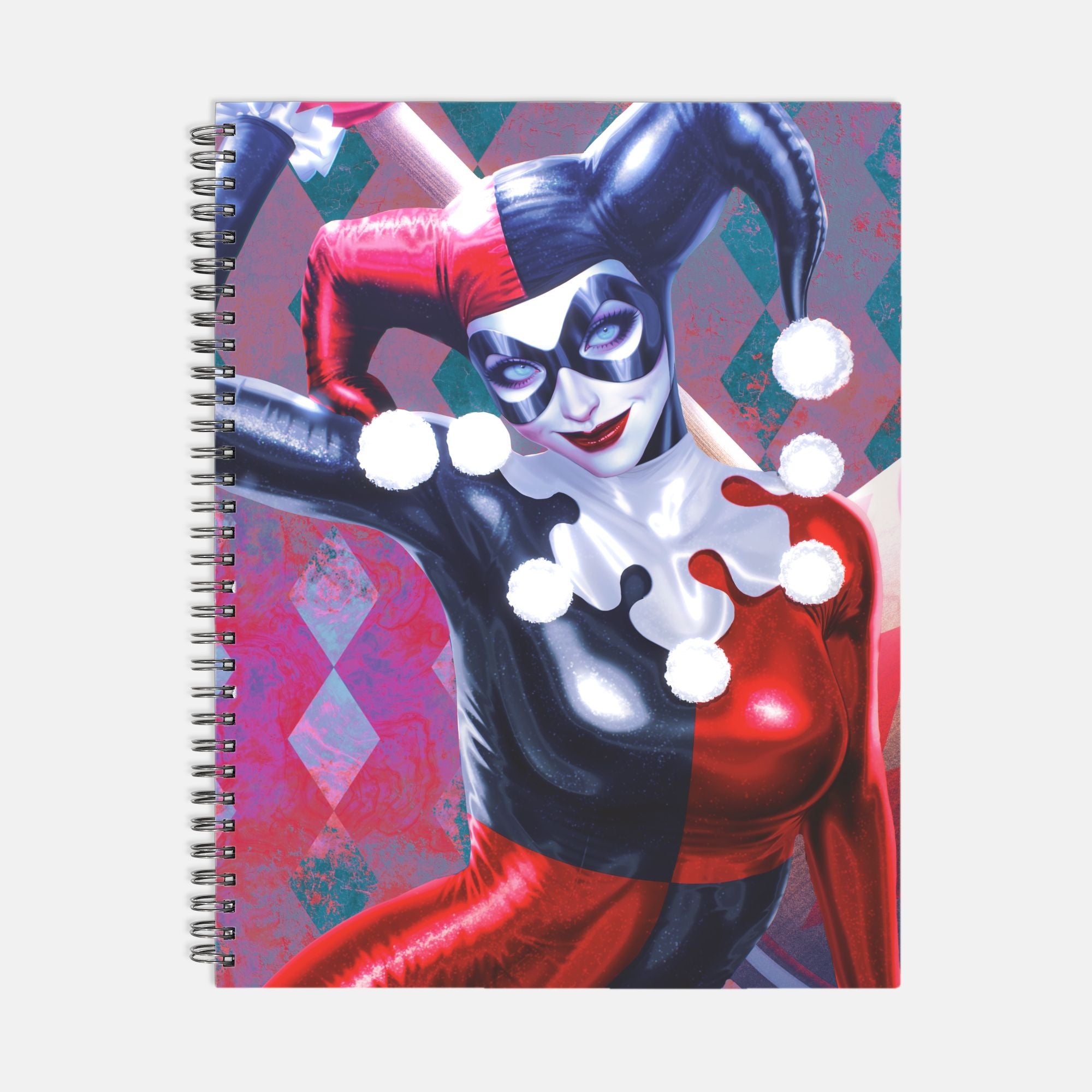 Harley Quinn Notebook Softcover Spiral 8.5 x 11