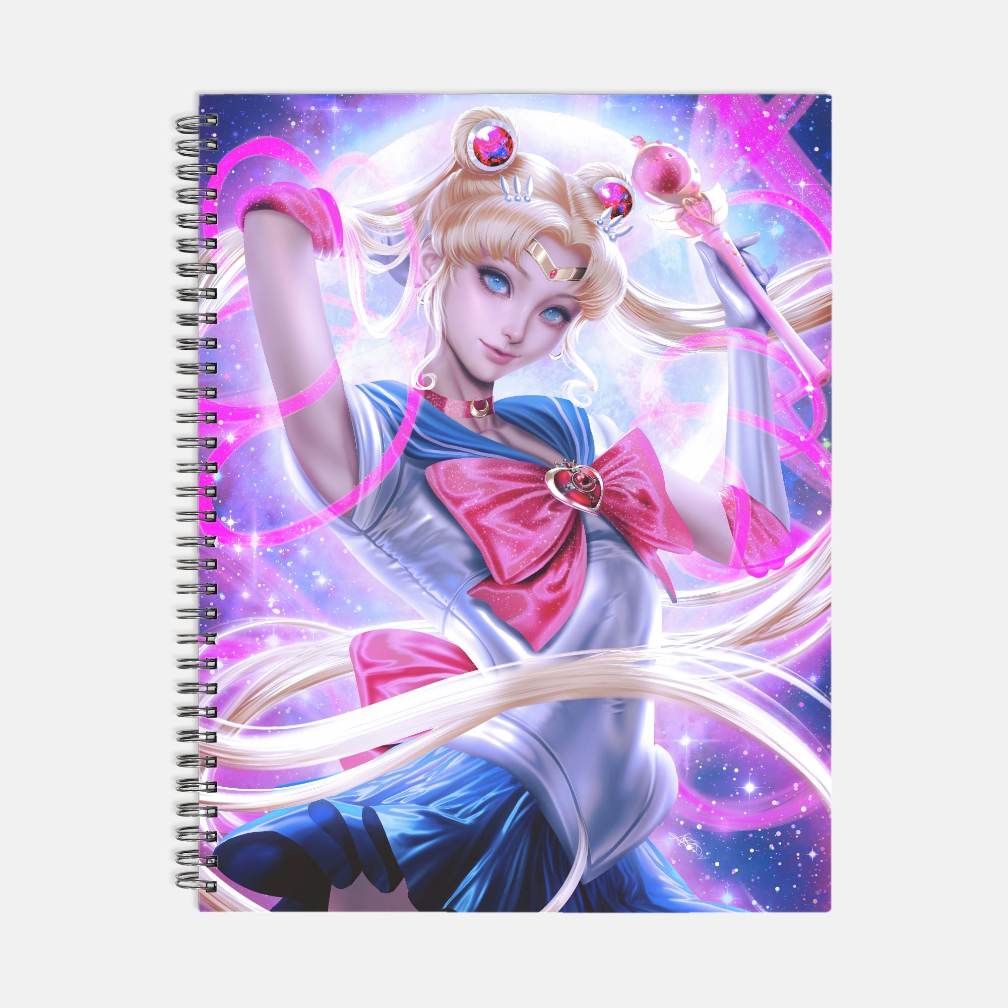 Sailor Moon Lunar Notebook Softcover Spiral 8.5 x 11