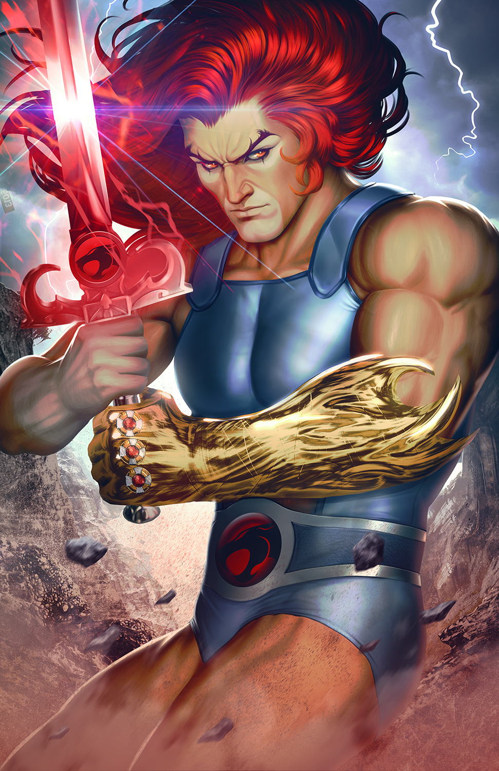 Thundercat #1 Lion-O Premium Semi-Gloss Art Print