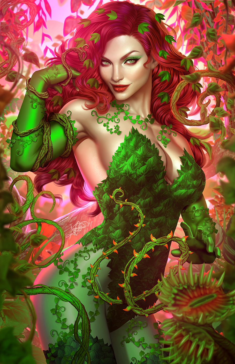 Poison Ivy Batman 181 CC Premium Semi-Gloss Art Print