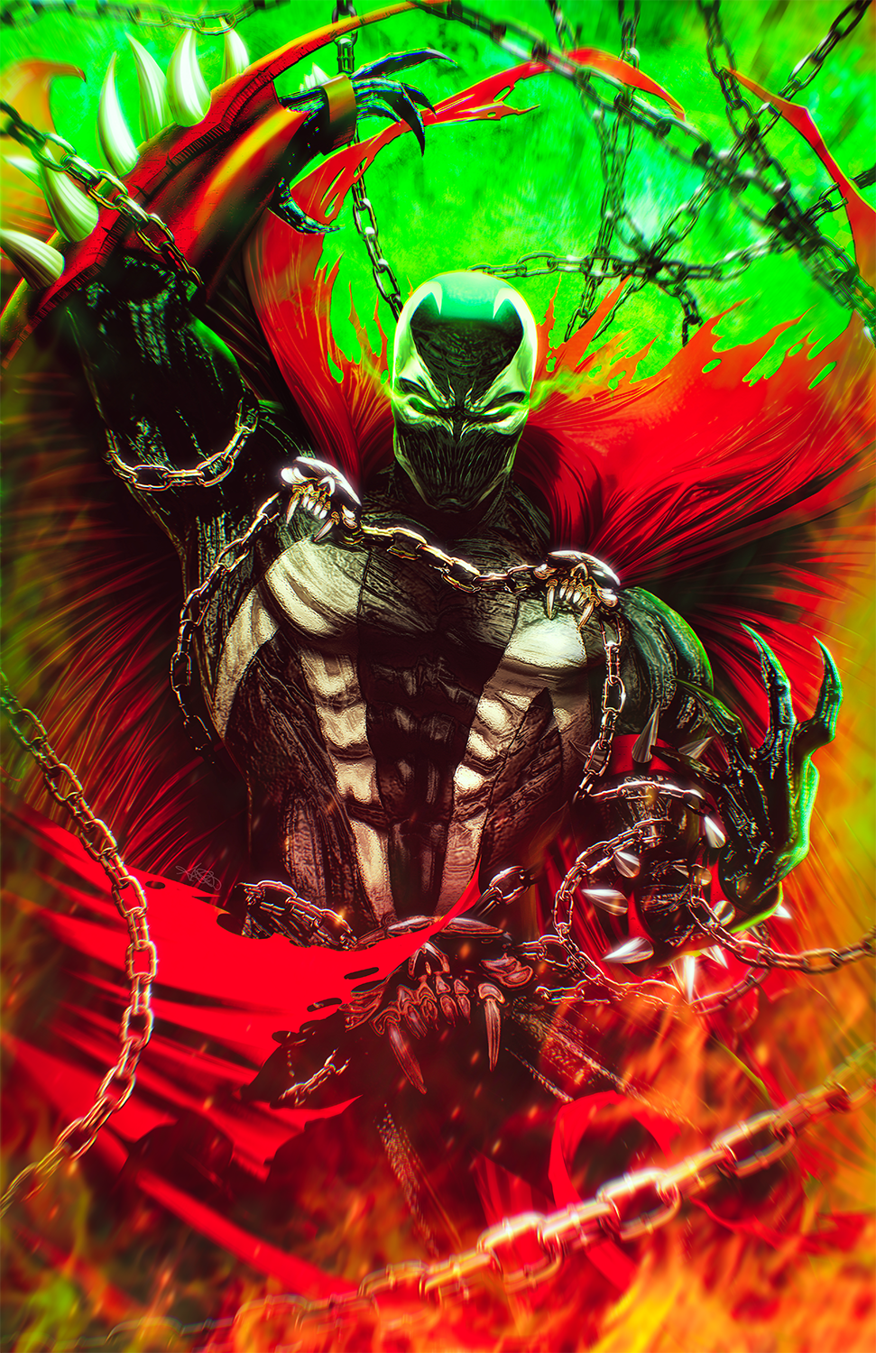 Spawn Fan Art Premium Semi-Gloss Art Print