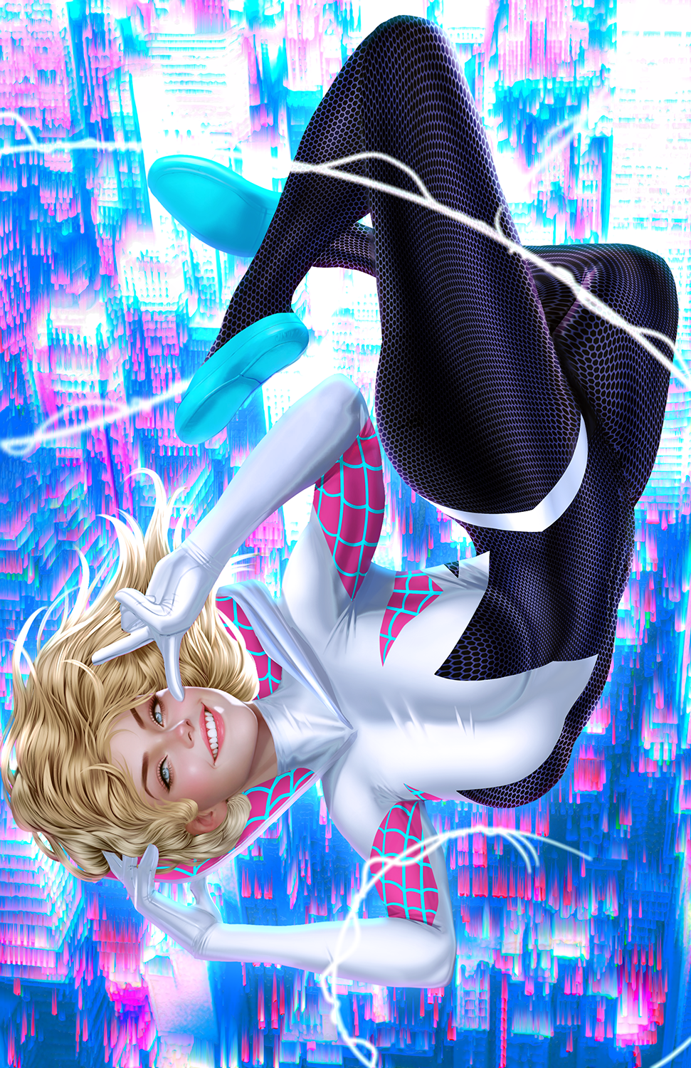 Spider-Gwen: Ghost Spider #1 Premium Semi-Gloss Art Print