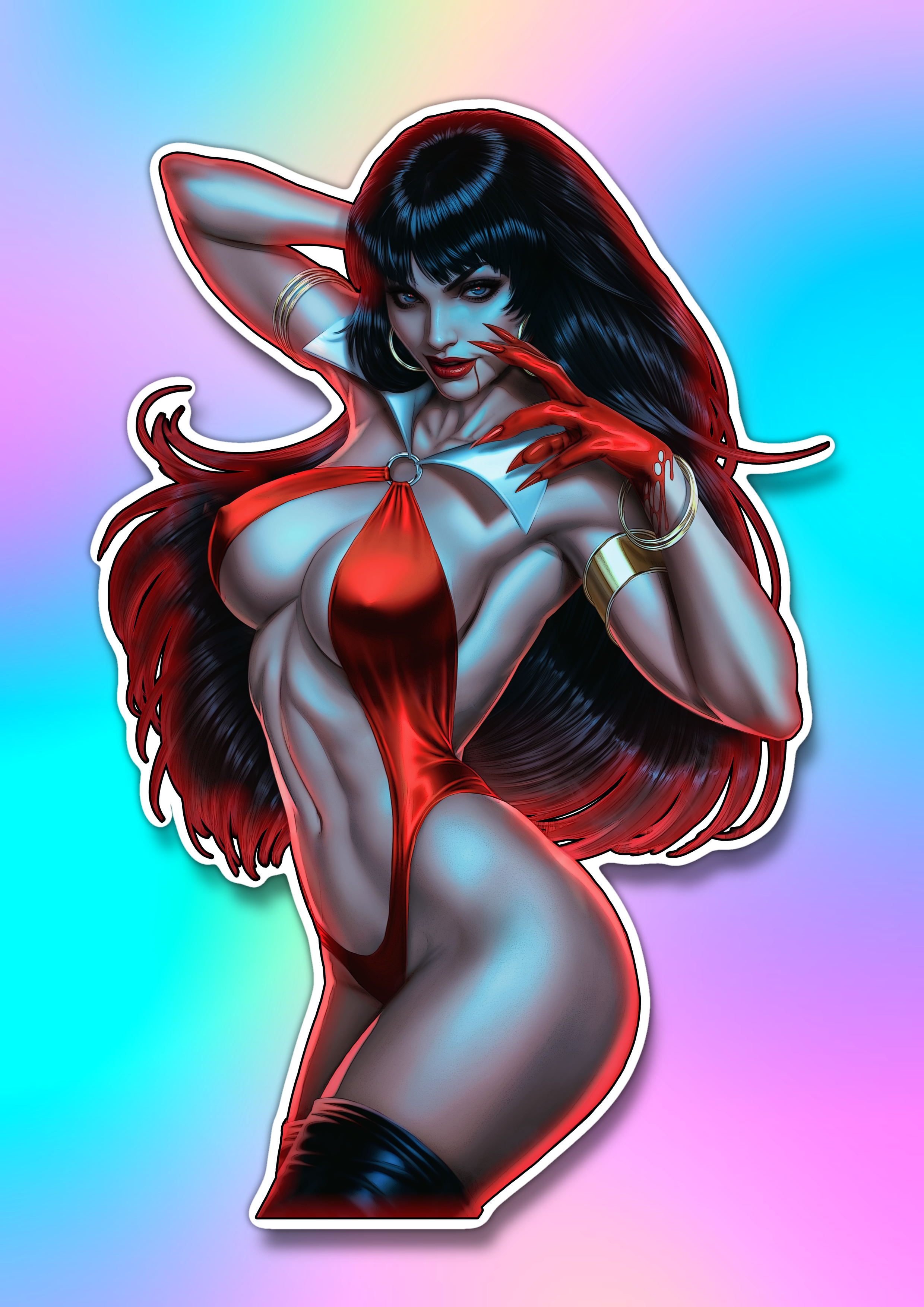 Vampirella DR1 Sticker 6"