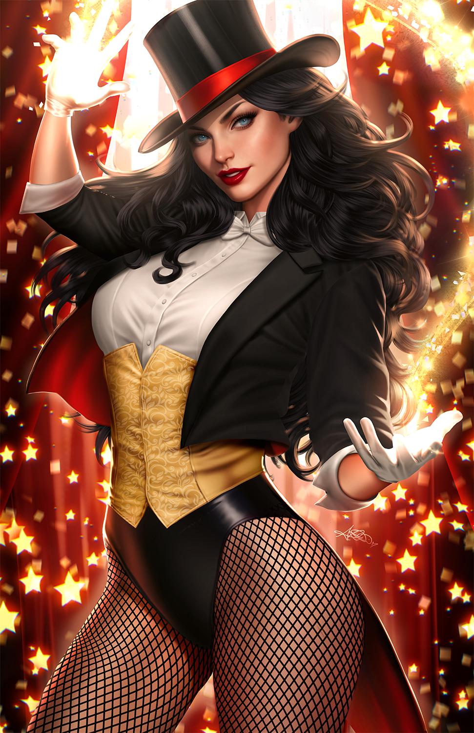 Zatanna: Bringing down the House #2 Premium Semi-Gloss Art Print